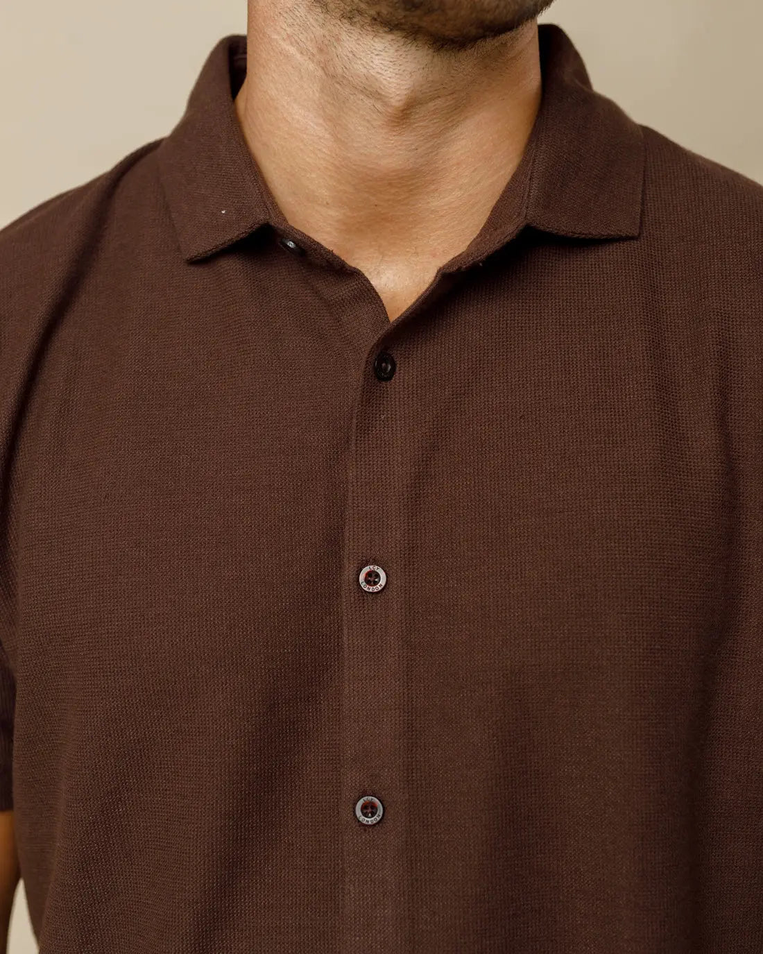 Spread Collar Button Down Shirt  - Legacy London