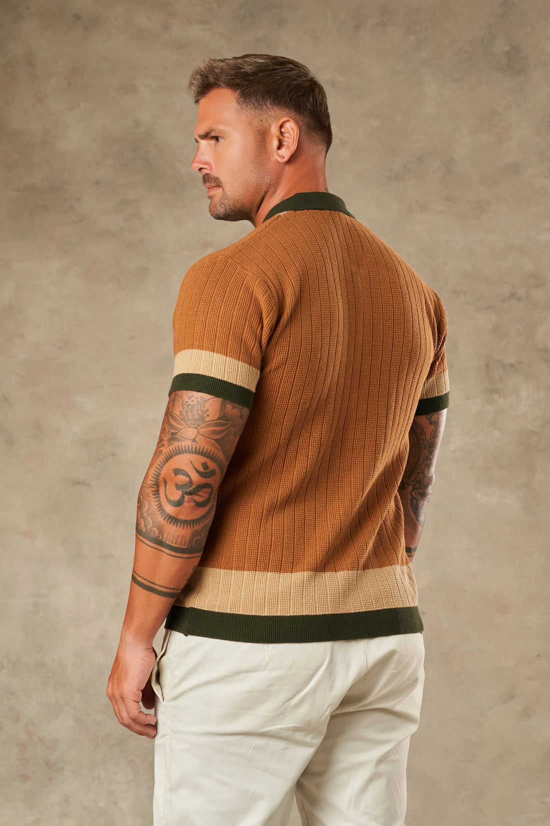 Tri Tone Riviera Button Down Shirt  - Legacy London