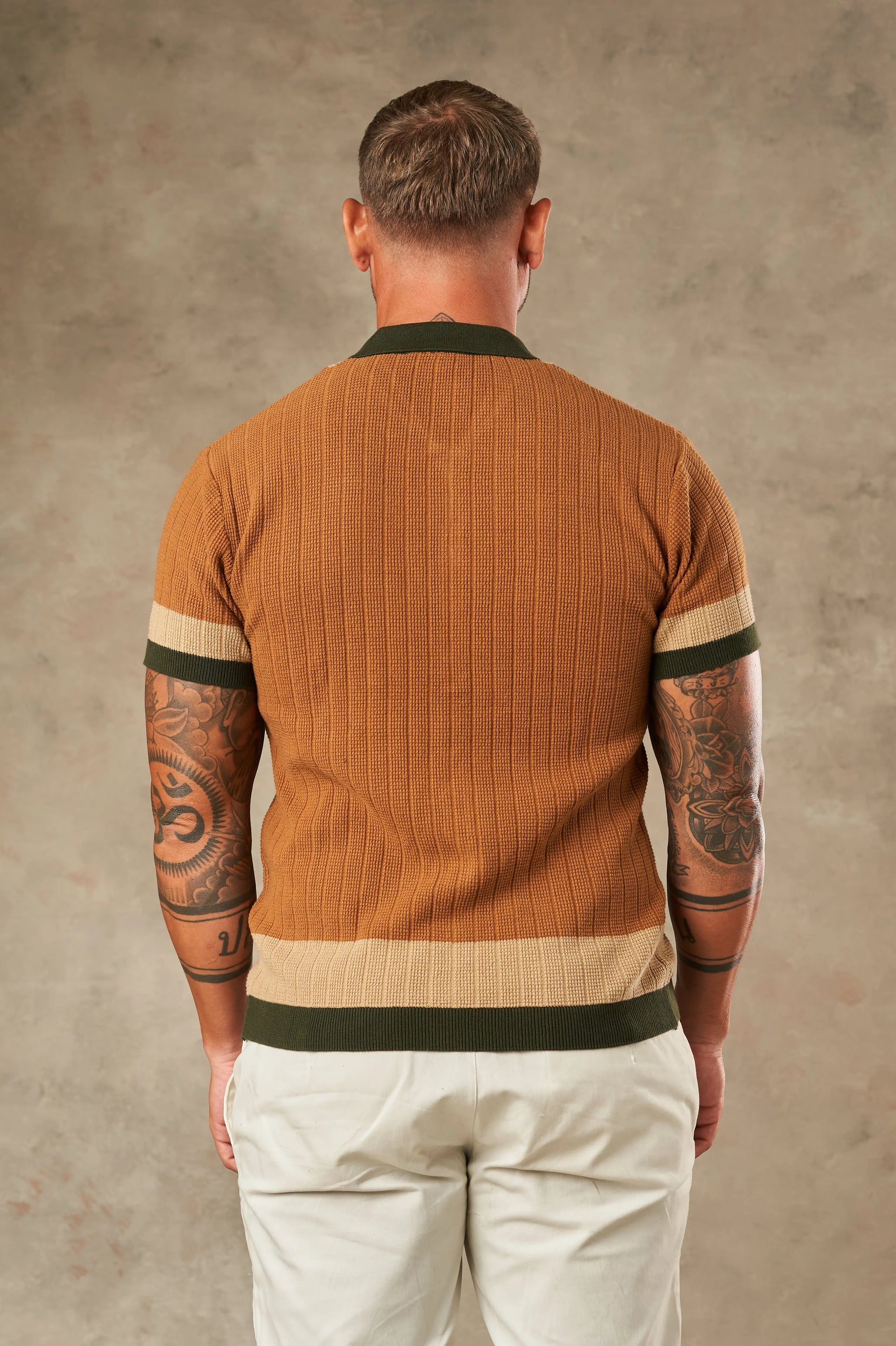 Tri Tone Riviera Button Down Shirt  - Legacy London