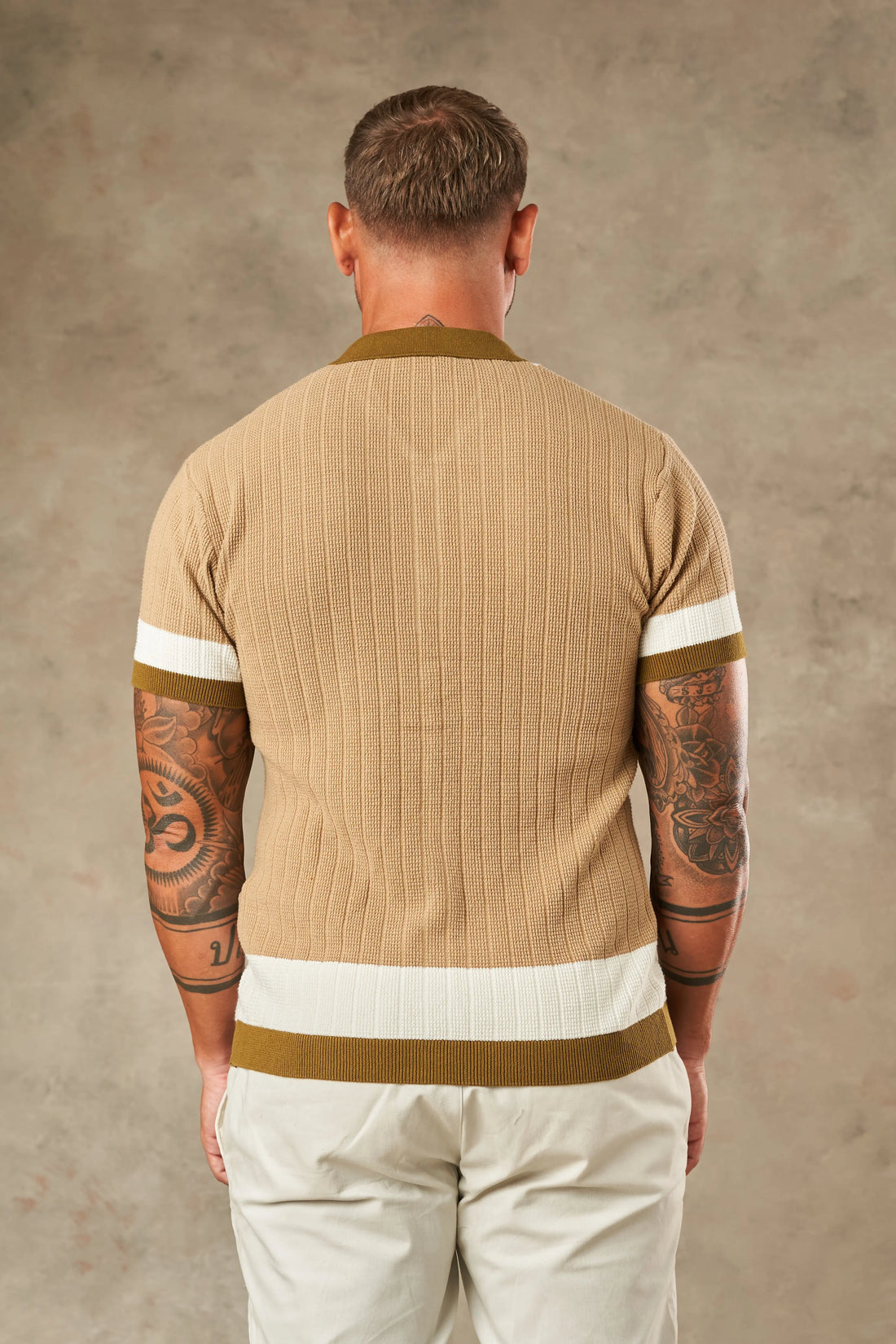 Tri Tone Riviera Button Down Shirt  - Legacy London