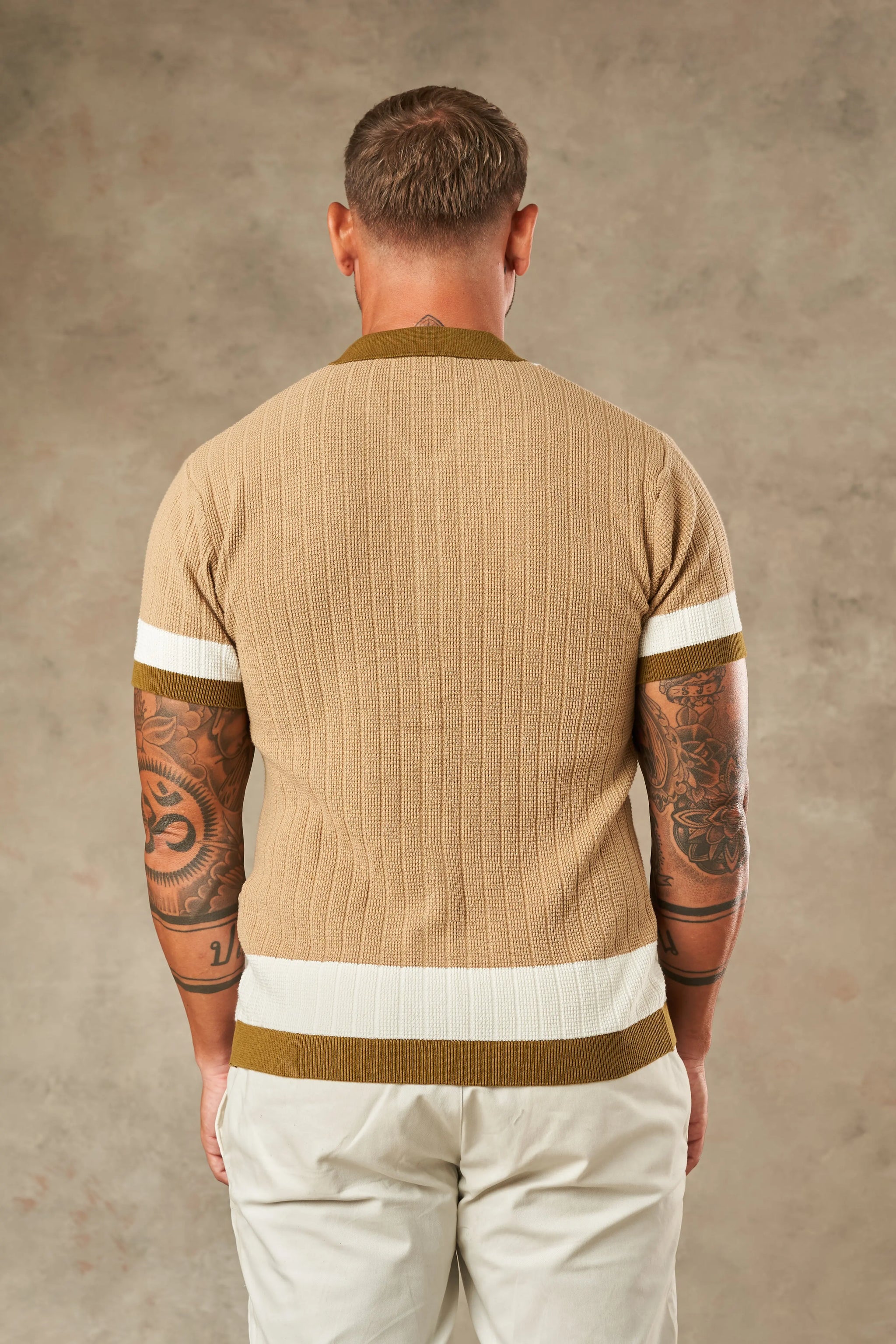Tri Tone Riviera Button Down Shirt  - Legacy London