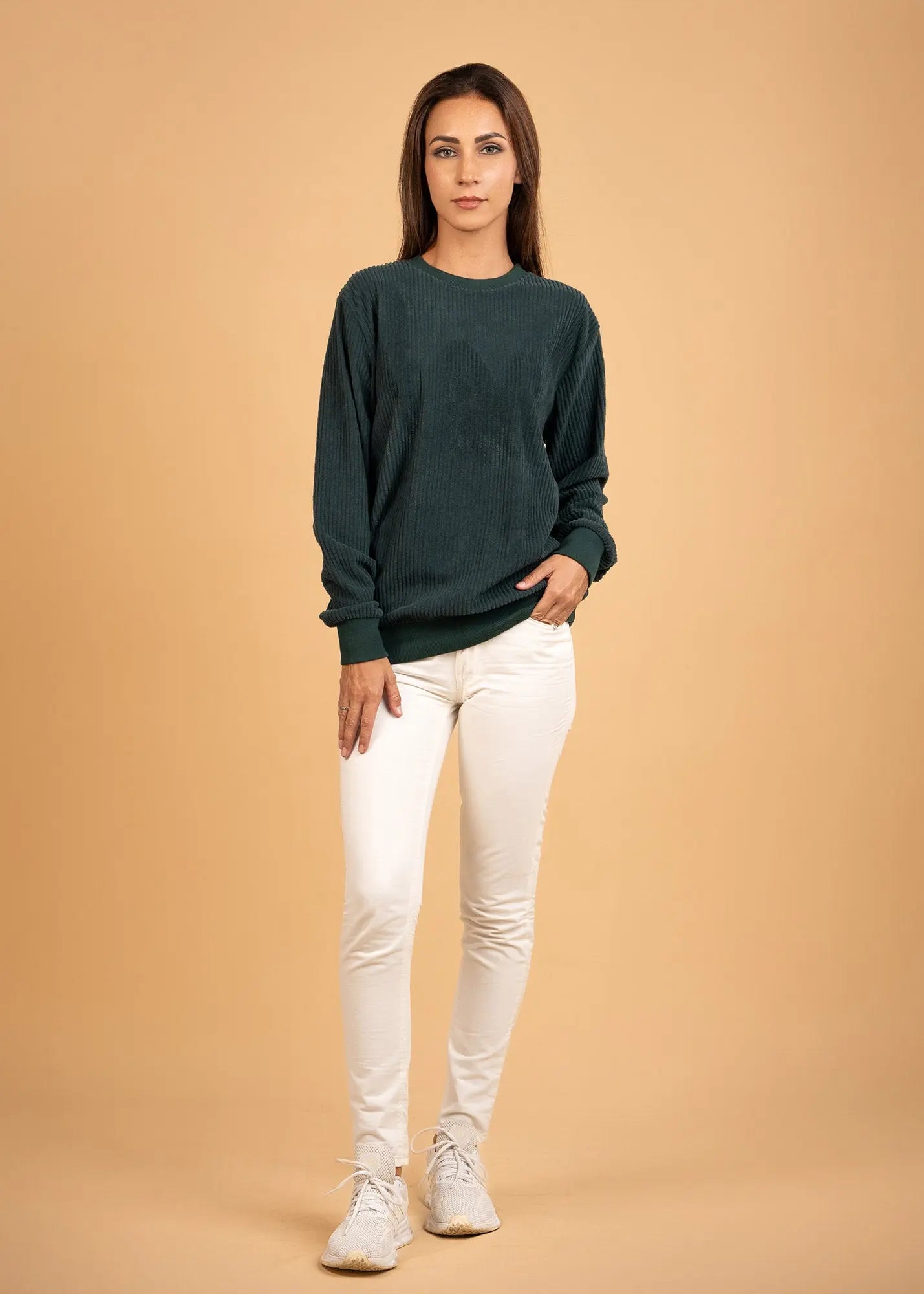 Velvet Crewneck Jumper Legacy London