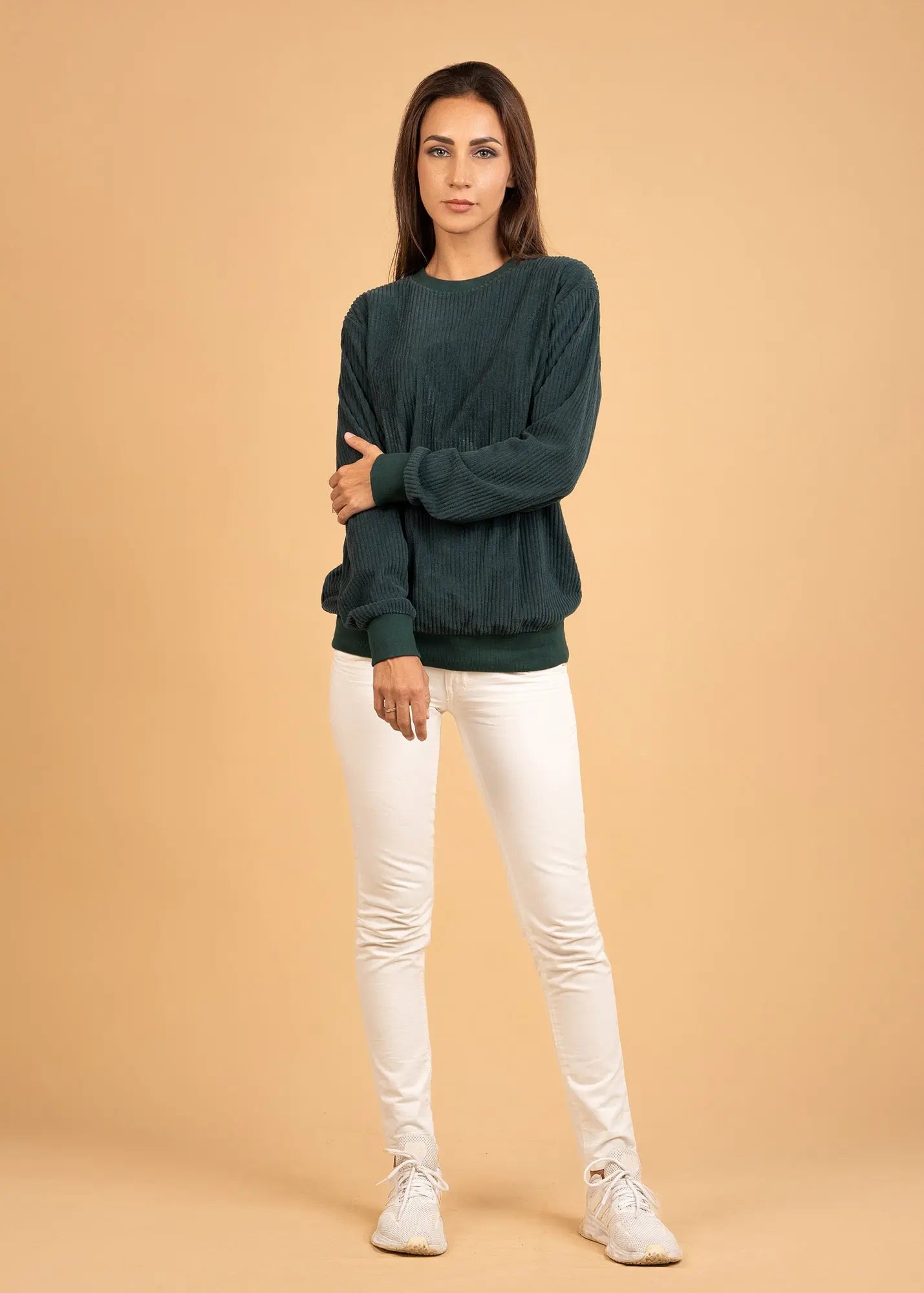 Velvet Crewneck Jumper Legacy London