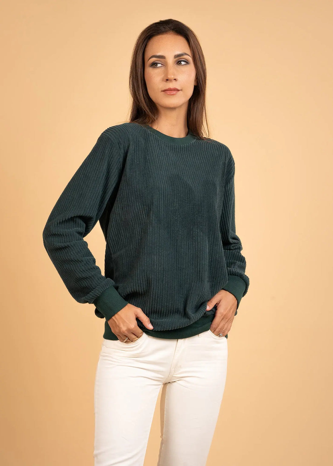 Velvet Crewneck Jumper Legacy London