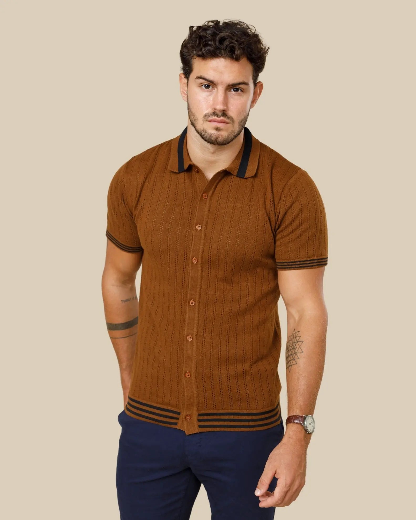 Vintage Button Down Knit Polo Legacy London
