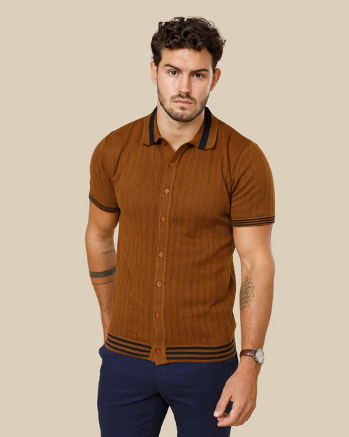 Vintage Button Down Knit Polo Legacy London
