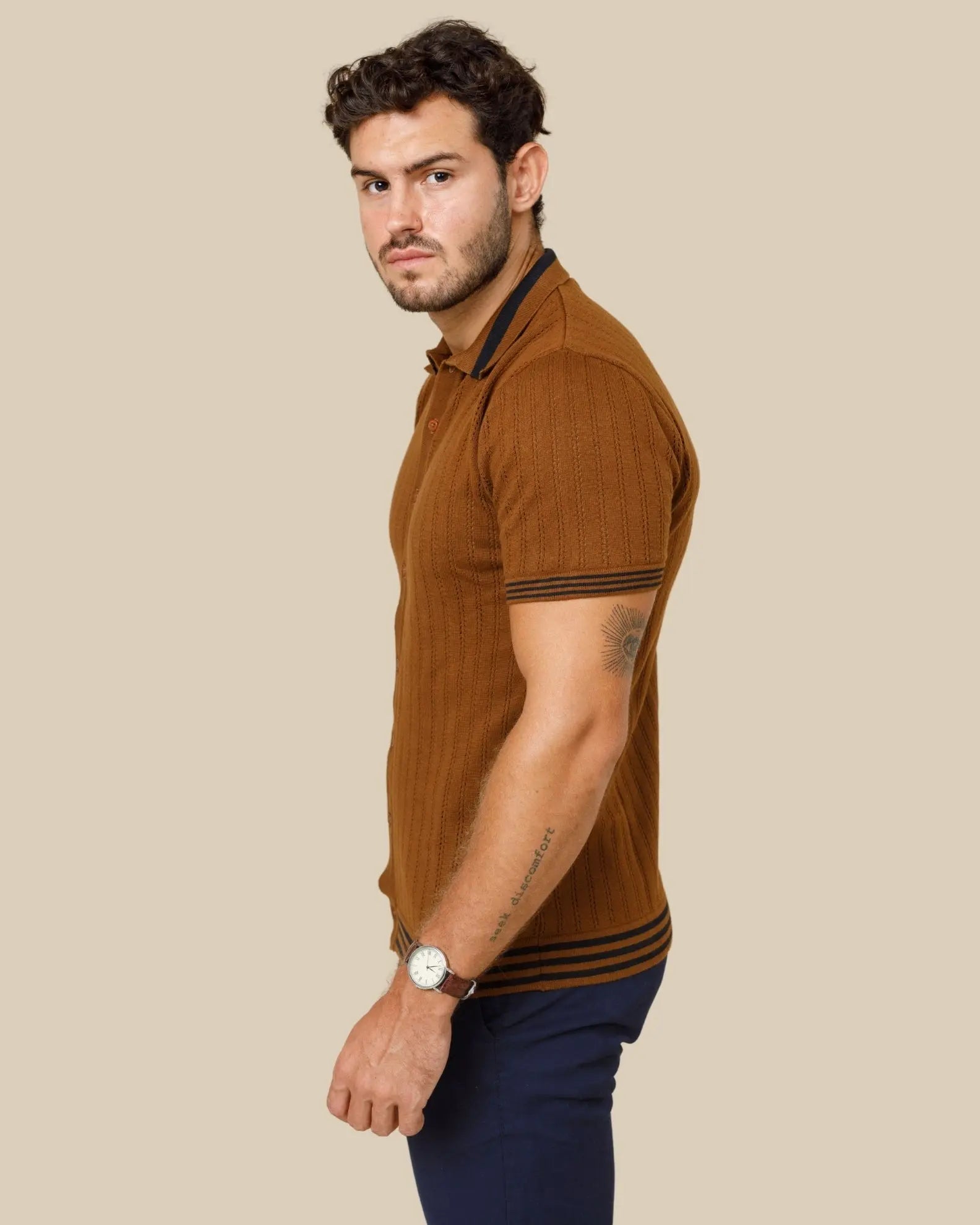 Vintage Button Down Knit Polo Legacy London