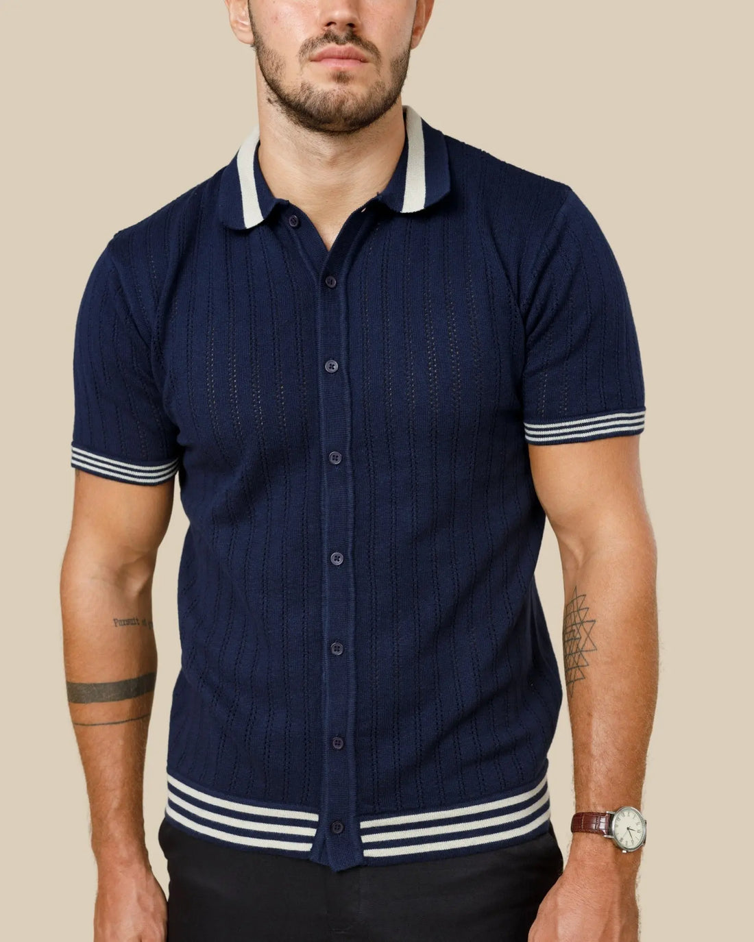 Vintage Button Down Knit Polo Legacy London