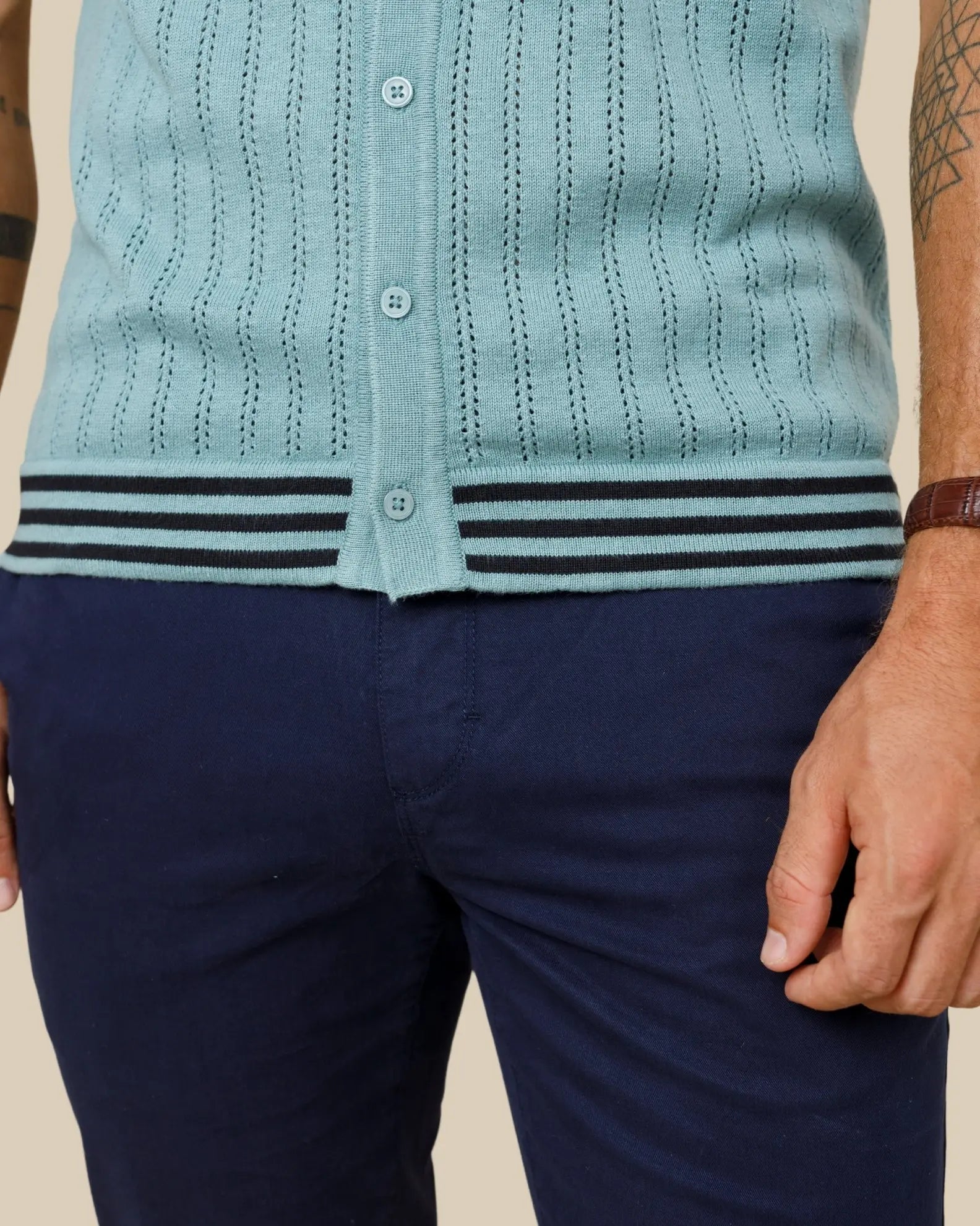 Vintage Button Down Knit Polo Legacy London