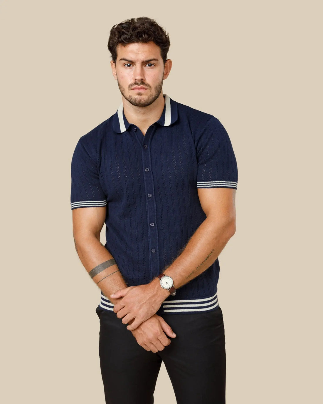 Vintage Button Down Knit Polo Legacy London