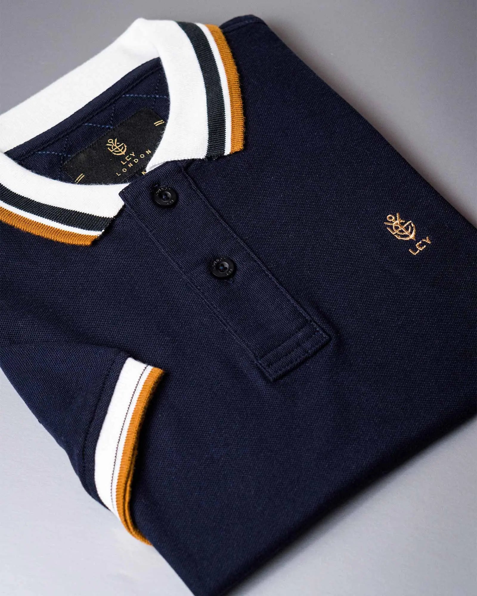 Legacy London | Contrasting Twin Tipped Polo Shirt Legacy London
