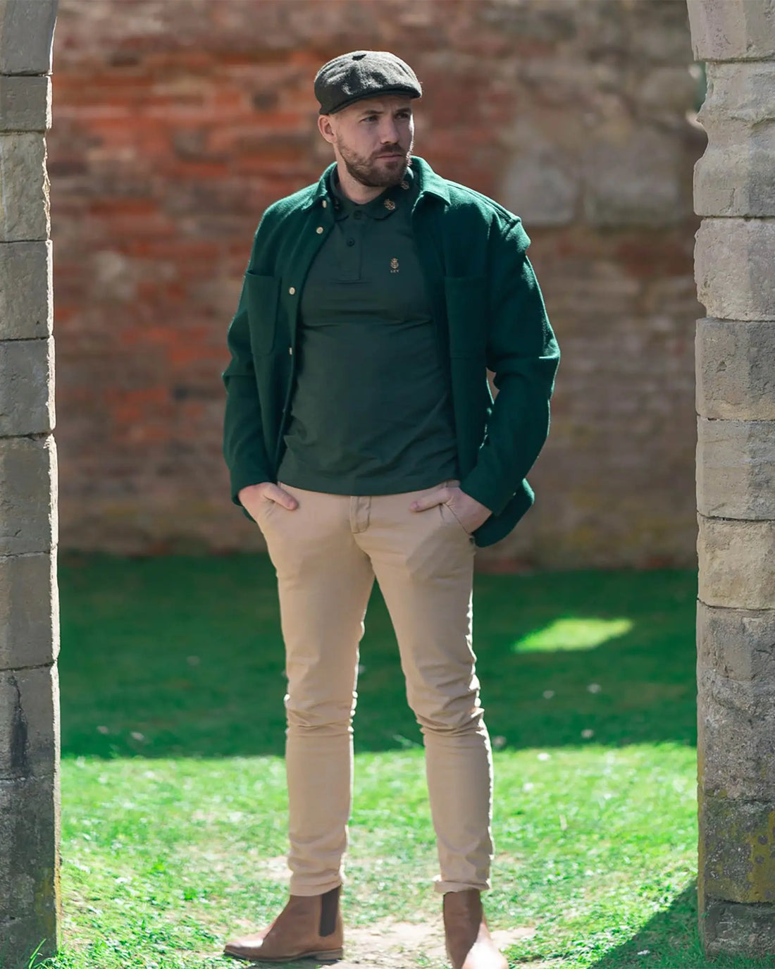 Legacy London | Embroidered Collar Luxury Polo Shirt Legacy London