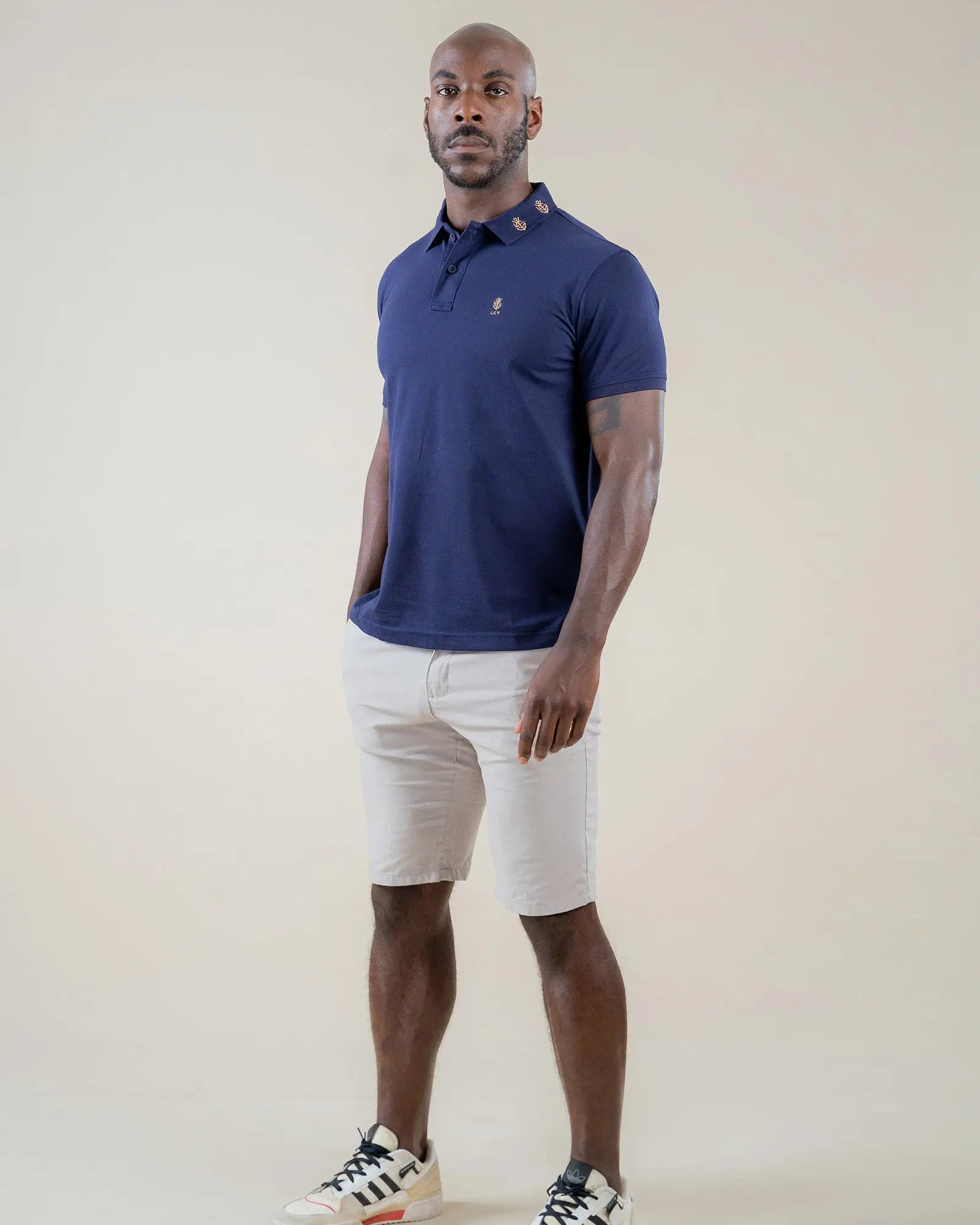 Legacy London | Embroidered Collar Luxury Polo Shirt Legacy London
