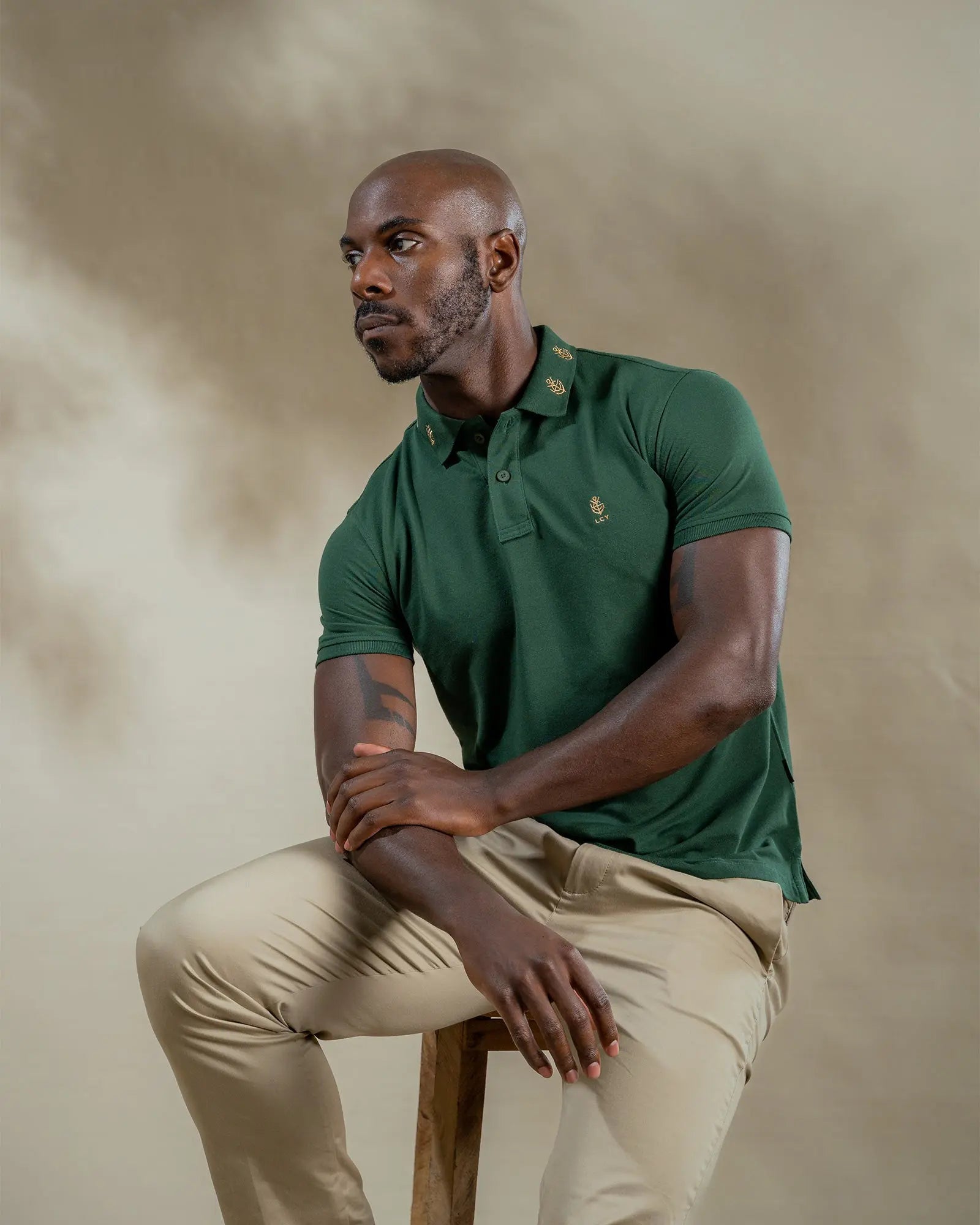 Legacy London | Embroidered Collar Luxury Polo Shirt Legacy London