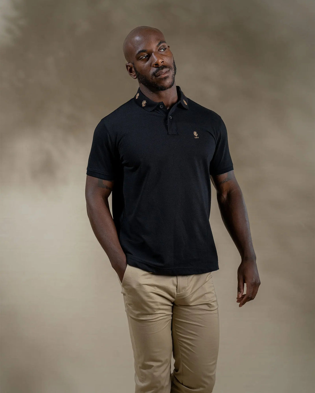 Legacy London | Embroidered Collar Luxury Polo Shirt Legacy London