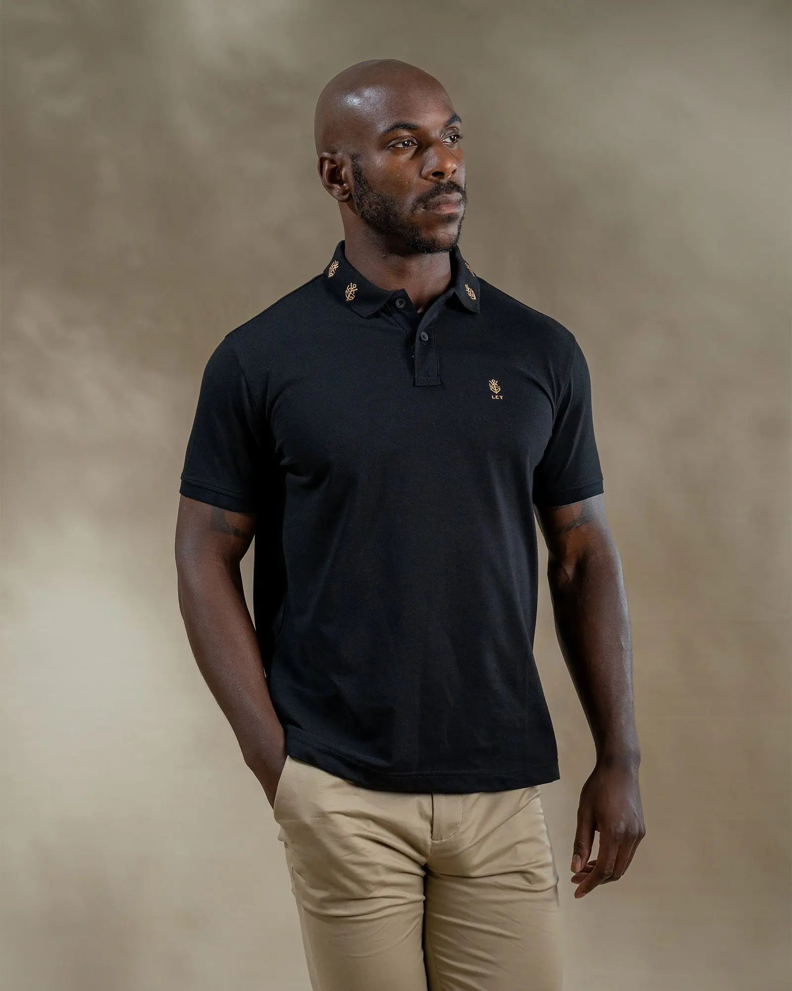 Legacy London | Embroidered Collar Luxury Polo Shirt Legacy London