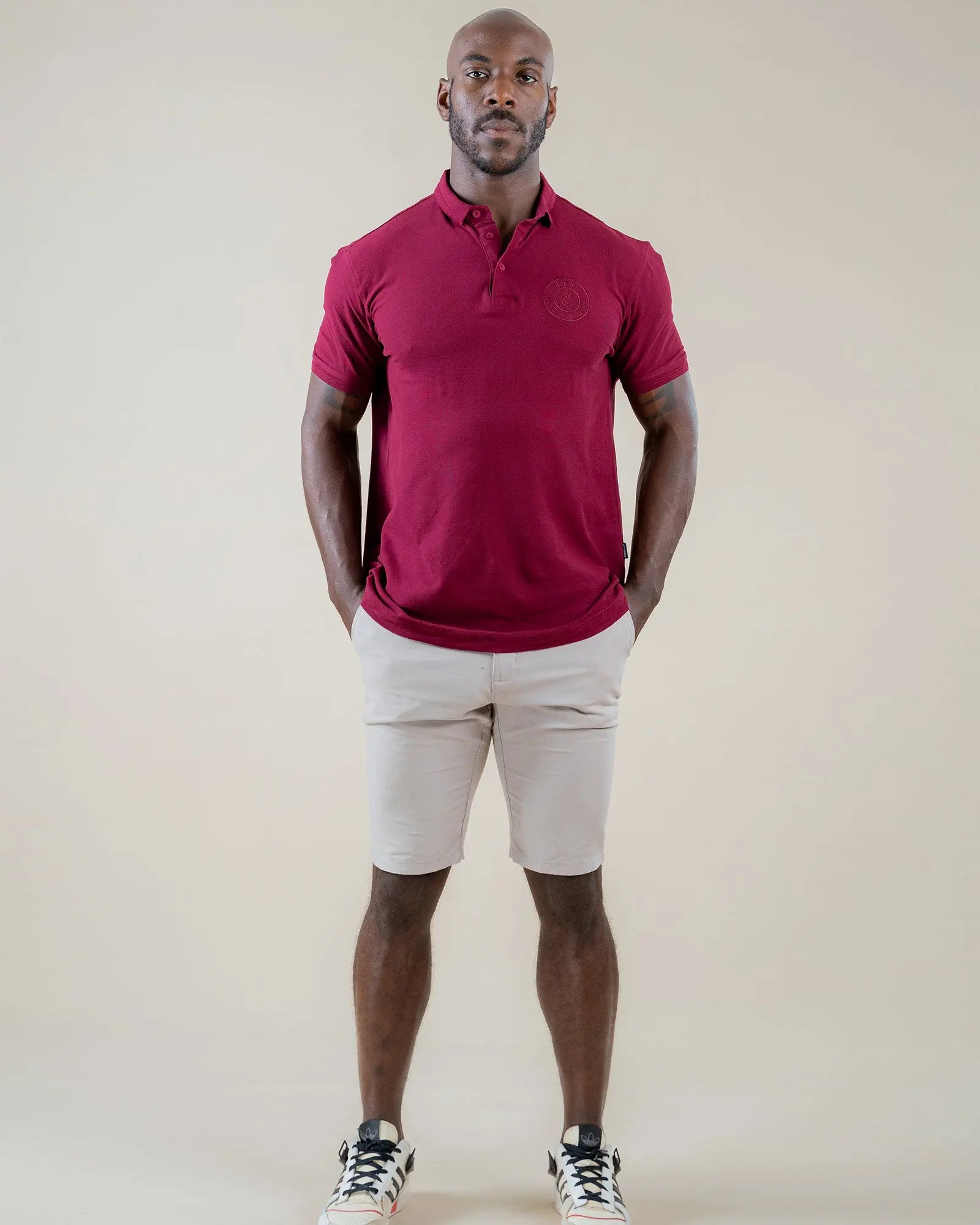 Legacy London | Embroidered Pocket Circle Logo Polo Shirt Legacy London
