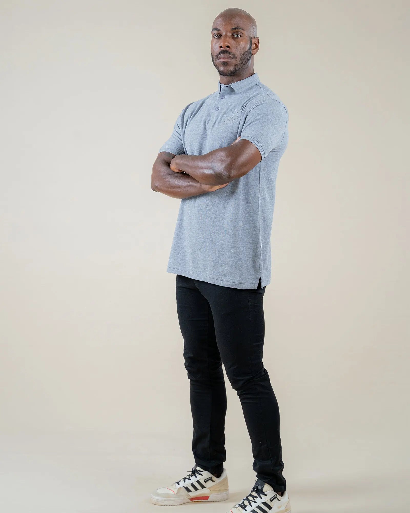 Legacy London | Embroidered Pocket Circle Logo Polo Shirt Legacy London