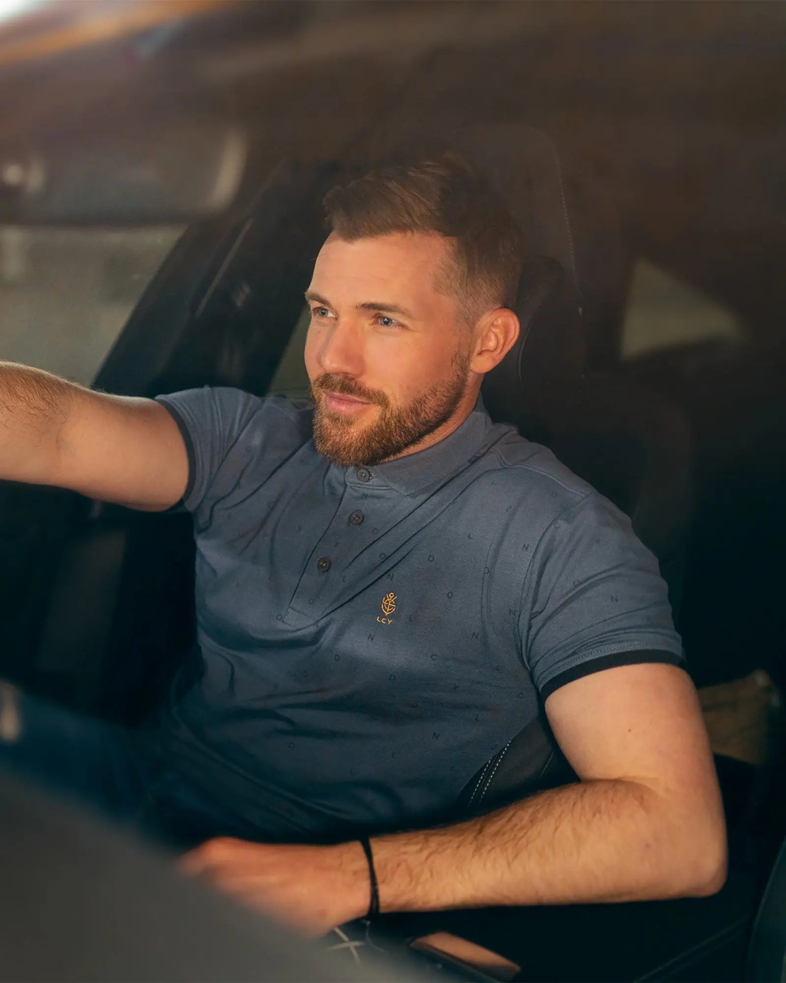 Legacy London | Signature London Printed Mens Polo Shirt Legacy London