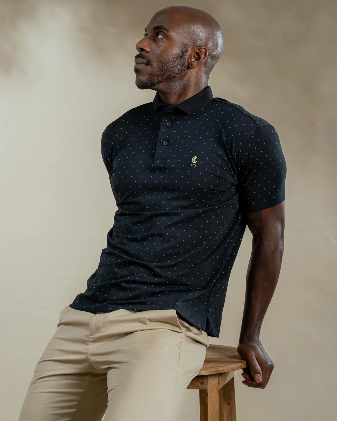 Legacy London | Signature Mens Polka Dot Polo Shirt Legacy London