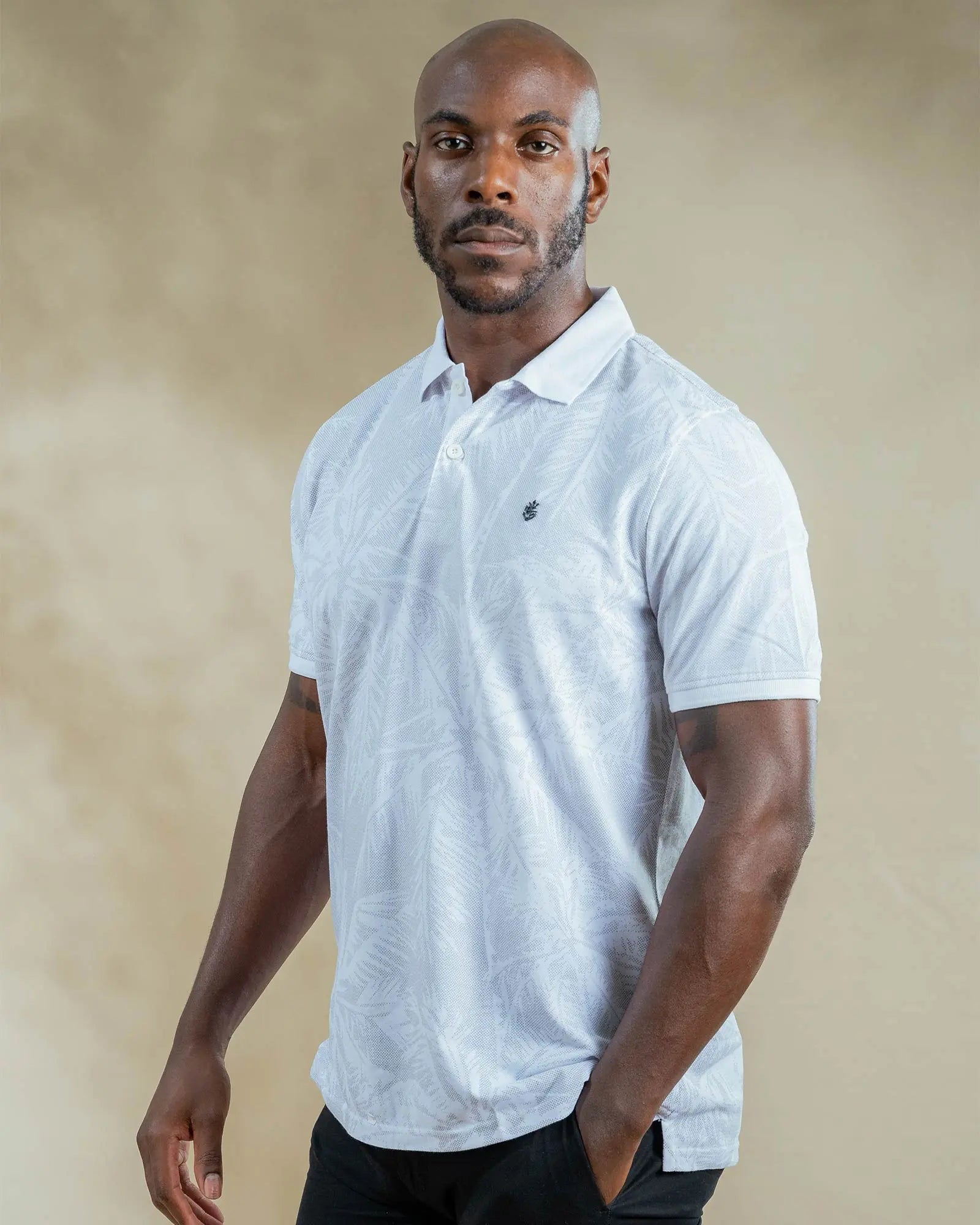 Legacy London | Art of Summer - Printed Pique Men's Short Sleeved Polo Shirt Legacy London