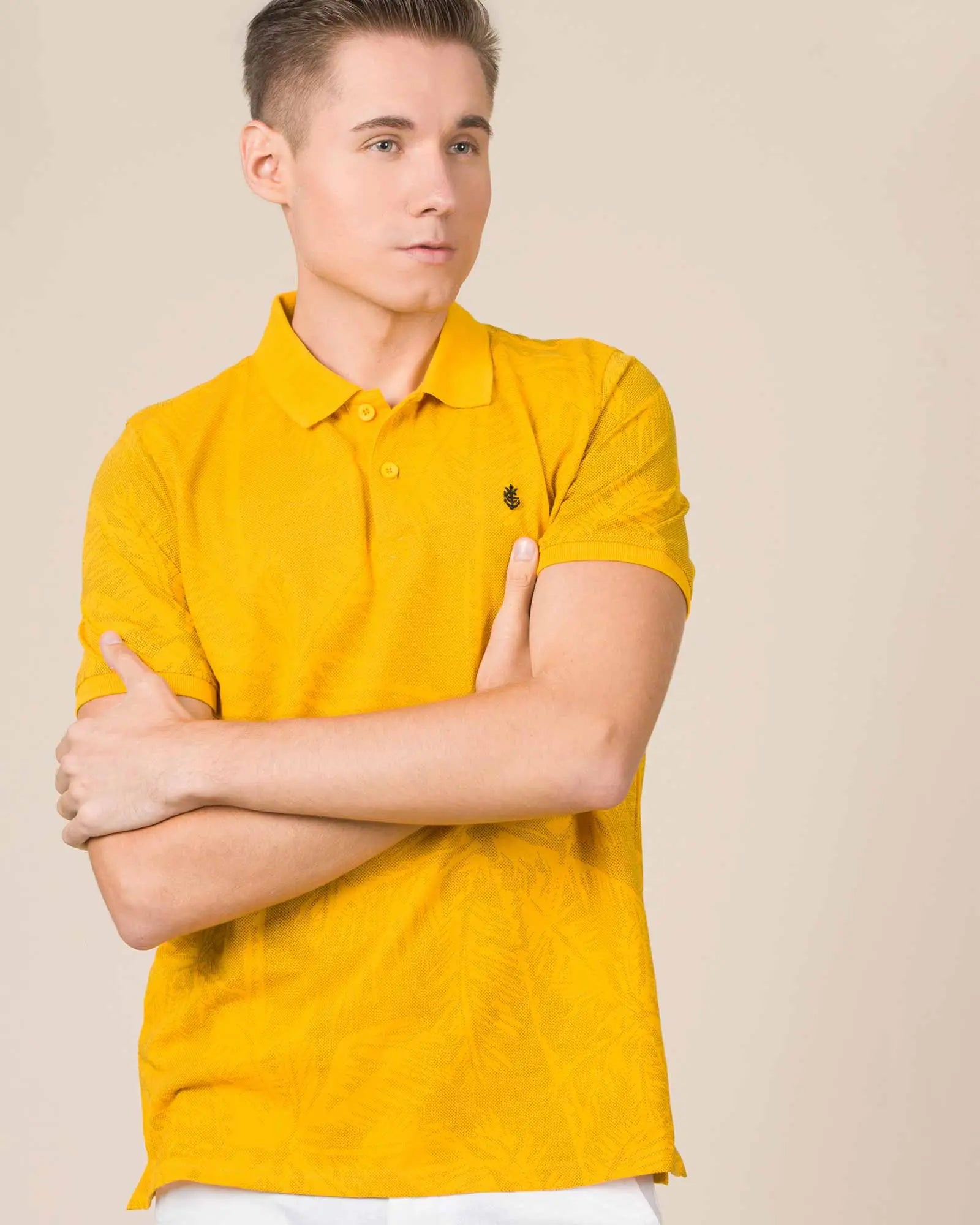 Legacy London | Art of Summer - Printed Pique Men's Short Sleeved Polo Shirt Legacy London