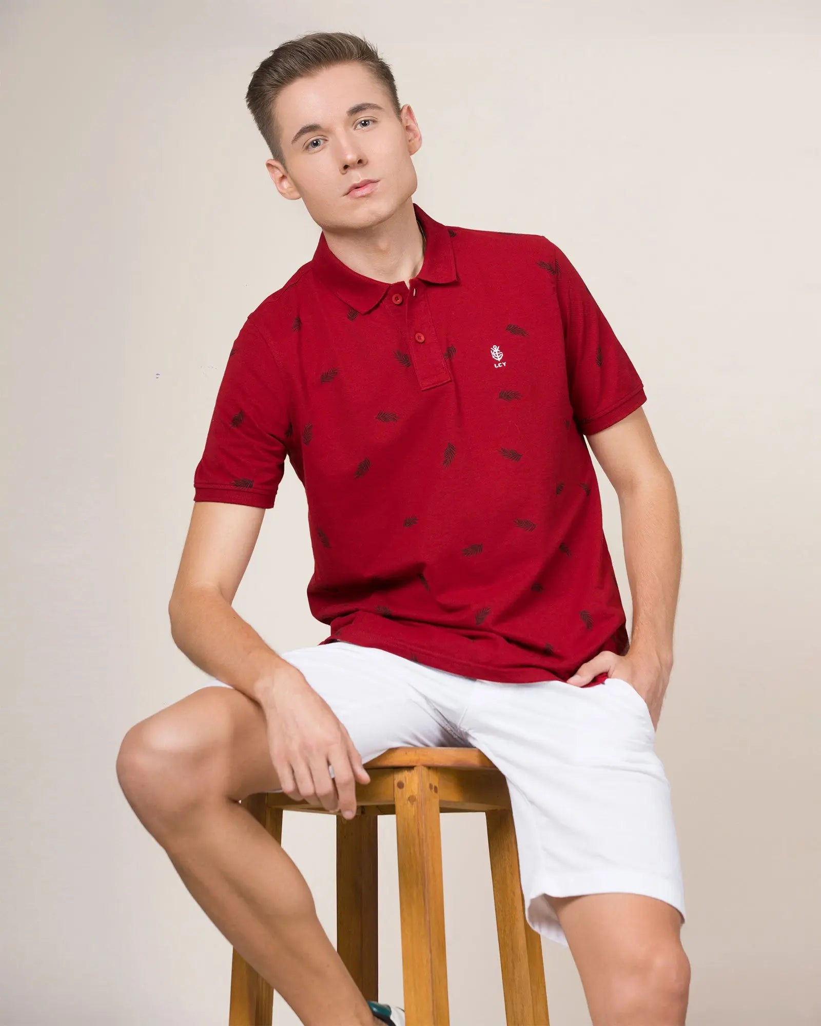 Legacy London | Art of Summer - Tropical Inspired Printed Men's Short Sleeved Polo Shirt Legacy London