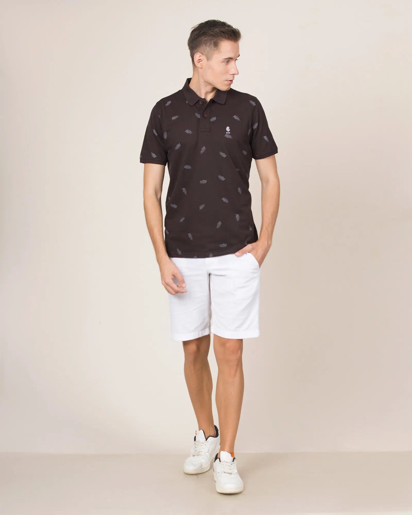 Legacy London | Art of Summer - Tropical Inspired Printed Men's Short Sleeved Polo Shirt Legacy London