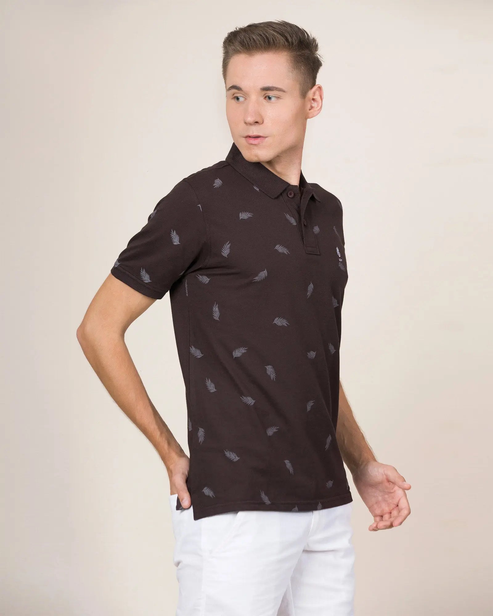 Legacy London | Art of Summer - Tropical Inspired Printed Men's Short Sleeved Polo Shirt Legacy London