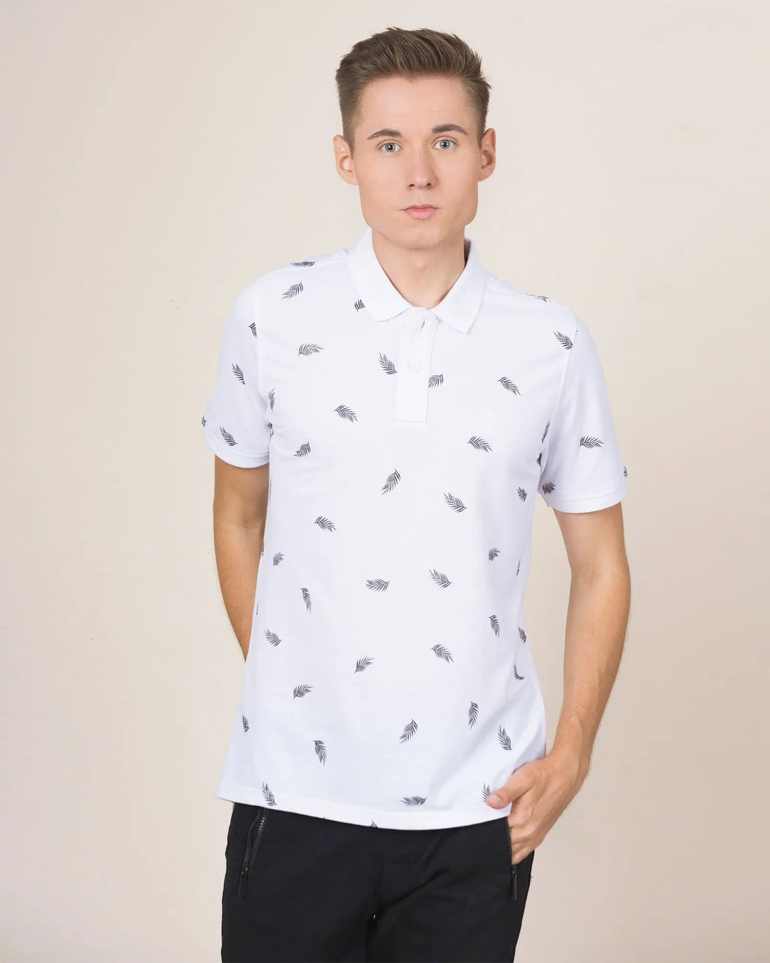 Legacy London | Art of Summer - Tropical Inspired Printed Men's Short Sleeved Polo Shirt Legacy London