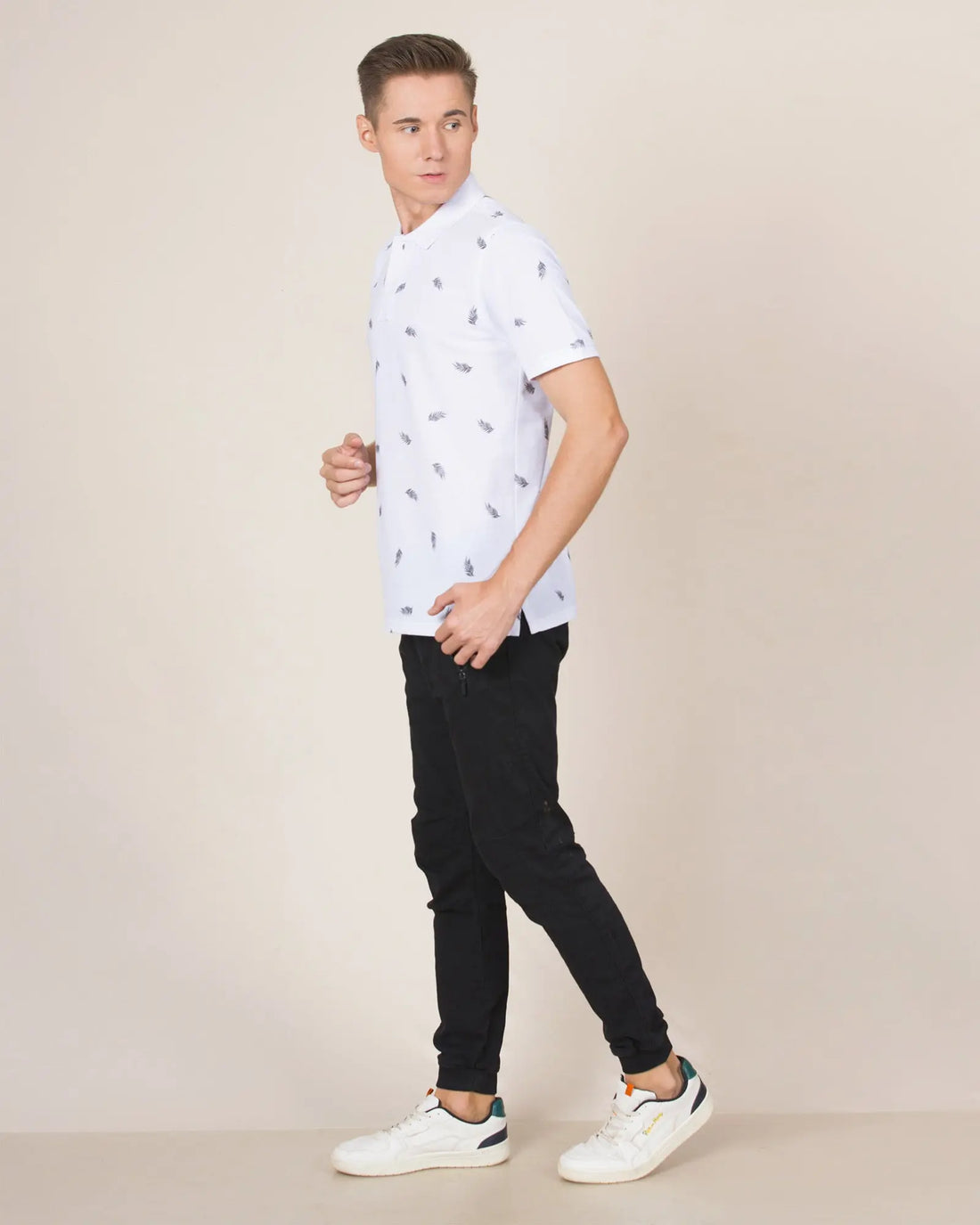 Legacy London | Art of Summer - Tropical Inspired Printed Men's Short Sleeved Polo Shirt Legacy London