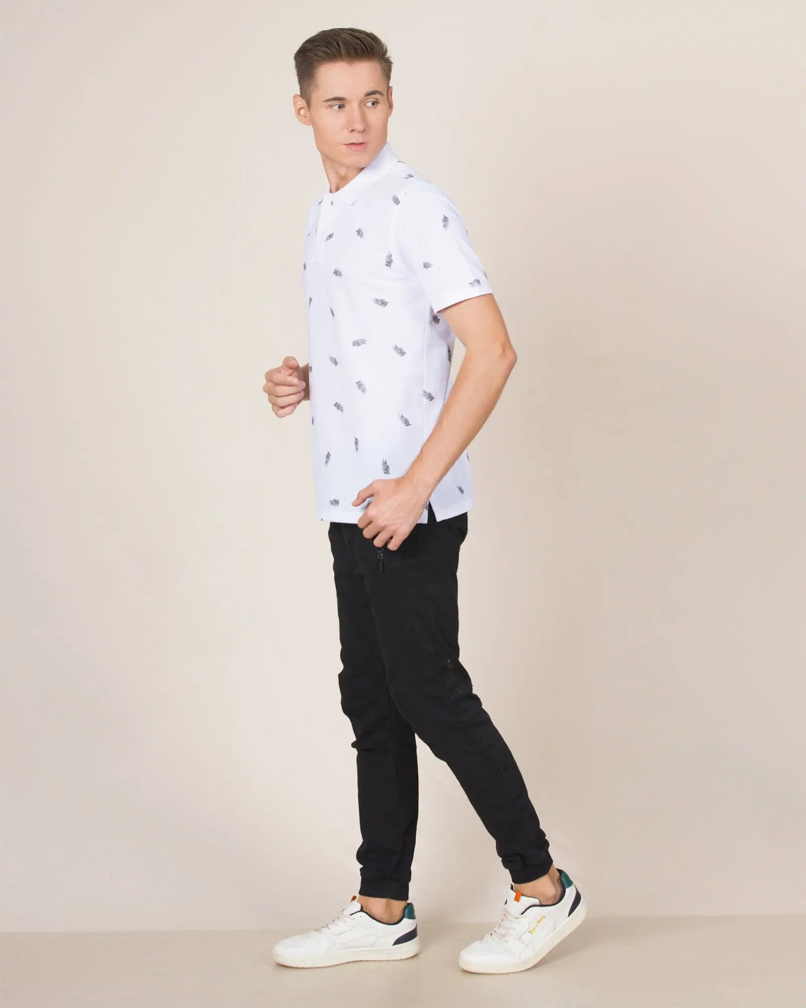 Legacy London | Art of Summer - Tropical Inspired Printed Men's Short Sleeved Polo Shirt Legacy London