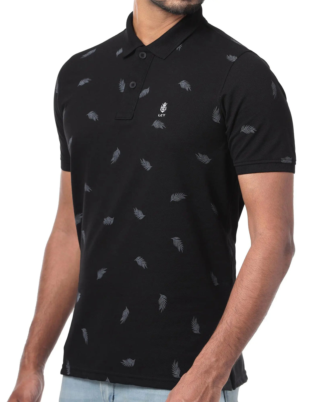Legacy London | Art of Summer - Tropical Inspired Printed Men's Short Sleeved Polo Shirt Legacy London