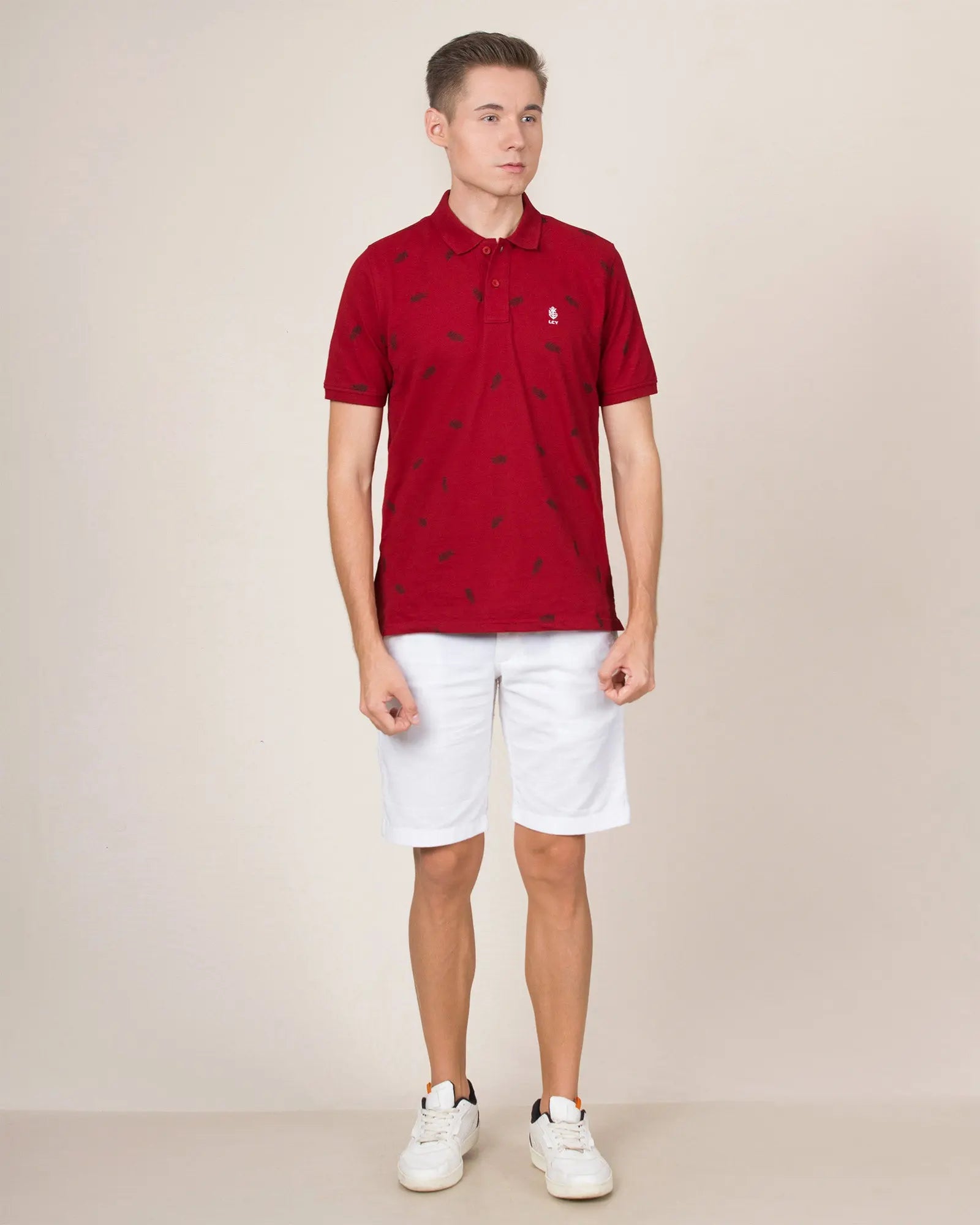 Legacy London | Art of Summer - Tropical Inspired Printed Men's Short Sleeved Polo Shirt Legacy London
