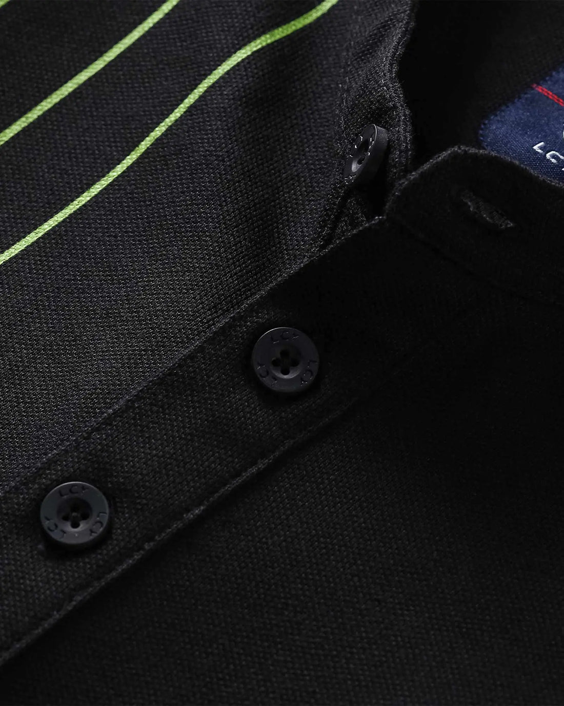 Legacy London | Capsule Collection - Contrasting Vertical Striped Men's Mandarin Polo Legacy London