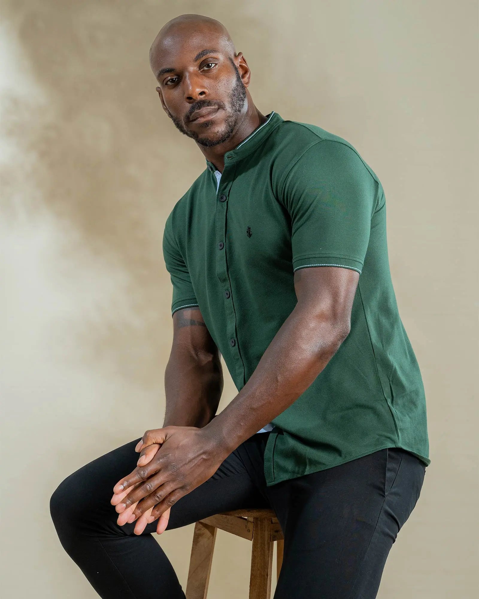 Legacy London | Capsule Collection - Men's Hybrid Short Sleeved Shirt | Full Buttoned Legacy London