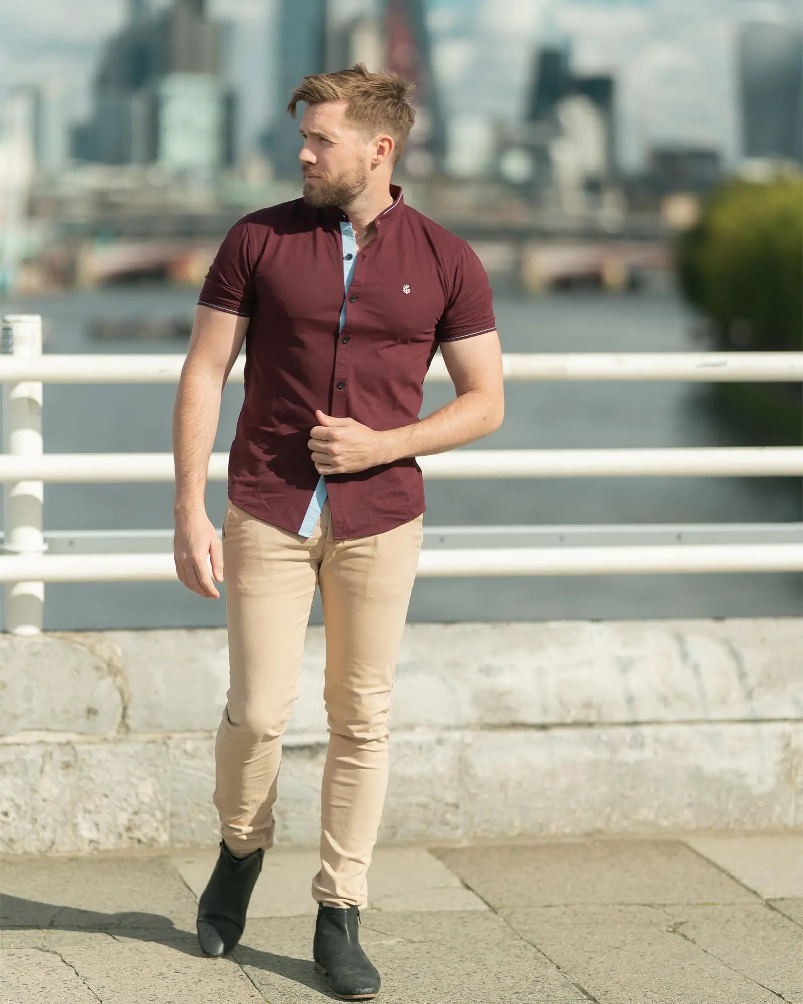 Legacy London | Capsule Collection - Men's Hybrid Short Sleeved Shirt | Full Buttoned Legacy London