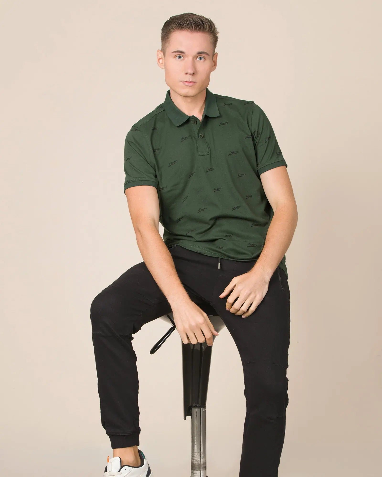 Legacy London | Logo Looks - Short Sleeved Men's Legacy Printed Shirt Legacy London