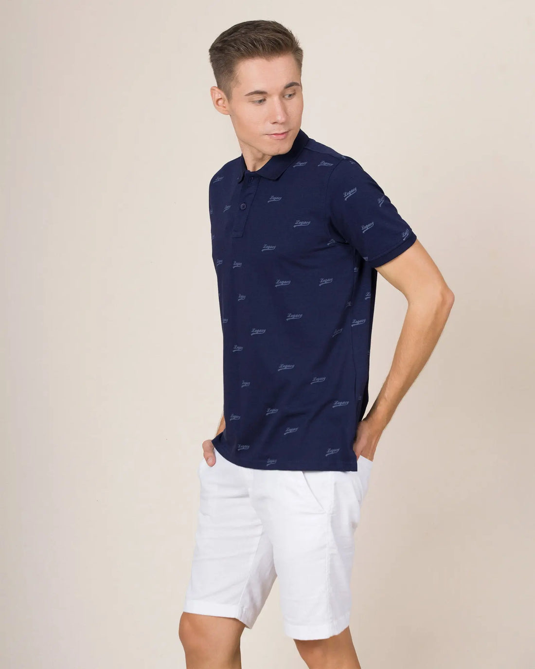 Legacy London | Logo Looks - Short Sleeved Men's Legacy Printed Shirt Legacy London