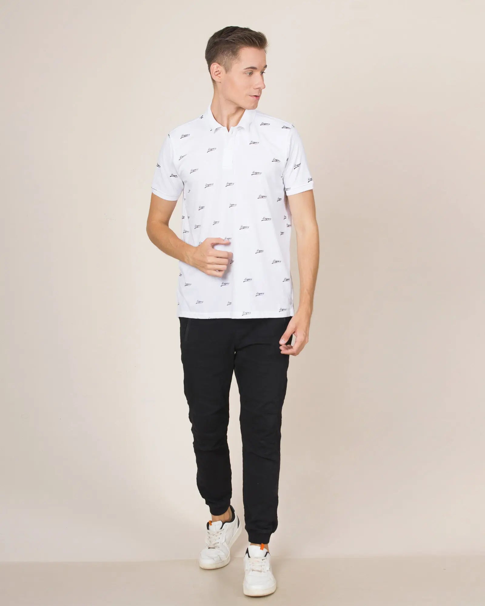 Legacy London | Logo Looks - Short Sleeved Men's Legacy Printed Shirt Legacy London