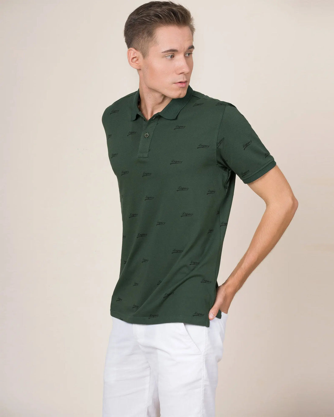 Legacy London | Logo Looks - Short Sleeved Men's Legacy Printed Shirt Legacy London