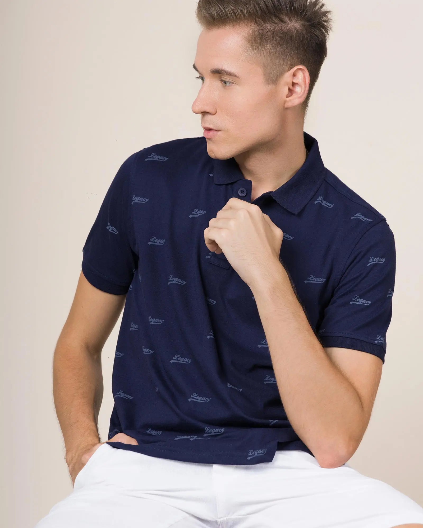 Legacy London | Logo Looks - Short Sleeved Men's Legacy Printed Shirt Legacy London