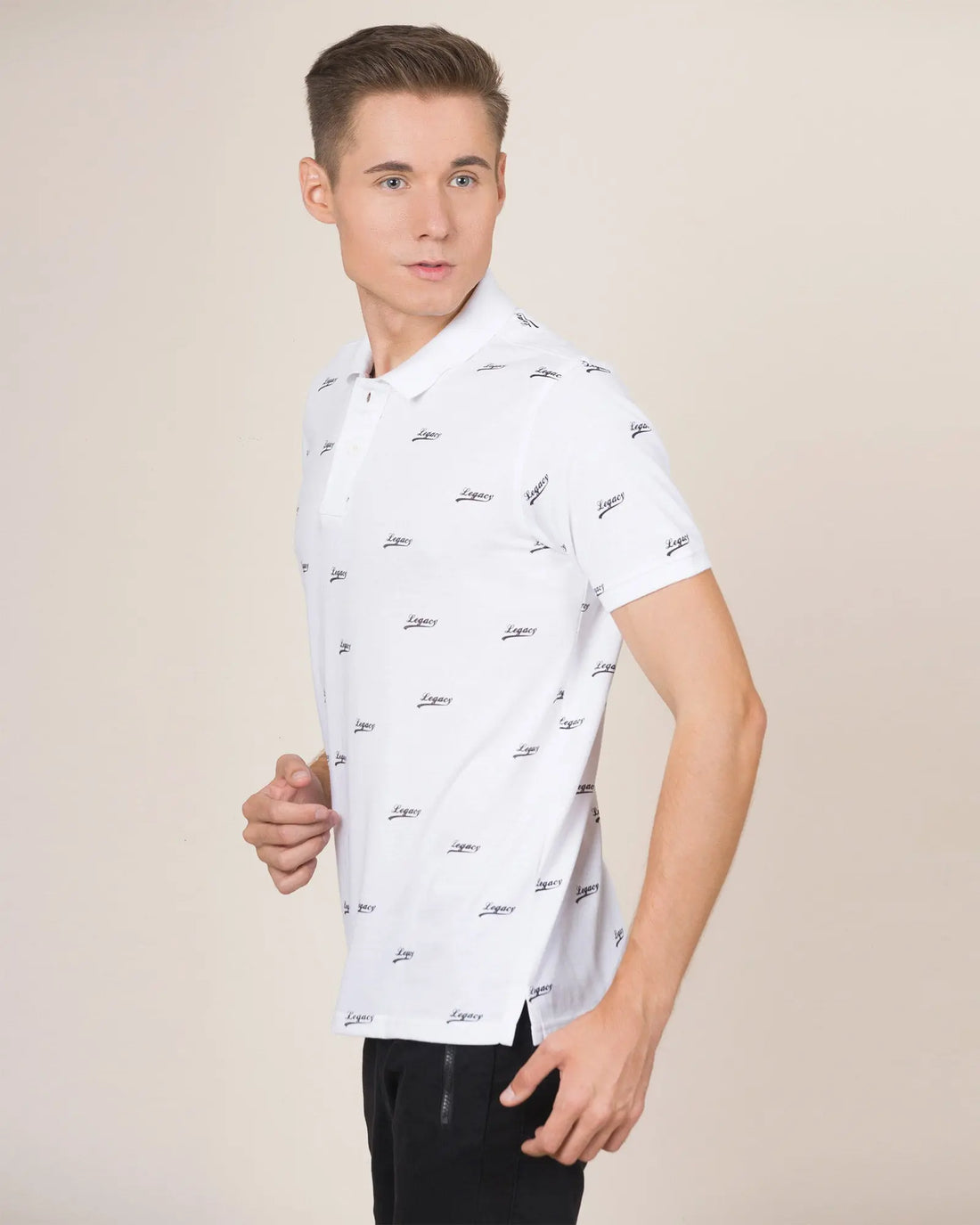 Legacy London | Logo Looks - Short Sleeved Men's Legacy Printed Shirt Legacy London