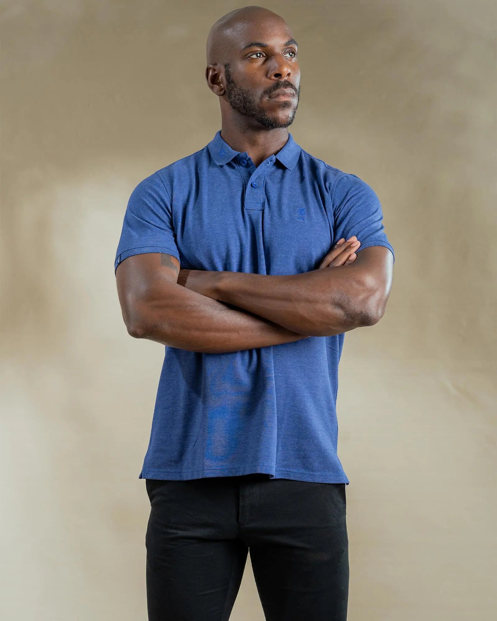 Legacy London | Stand Up Basic - Wash Effect Men's Pique Polo Shirt Legacy London