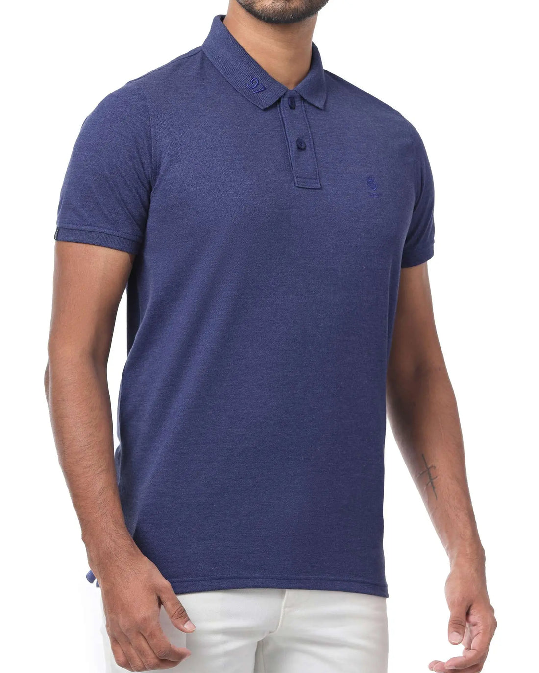 Legacy London | Stand Up Basic - Wash Effect Men's Pique Polo Shirt Legacy London